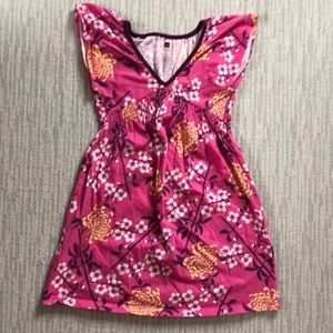 Tea Collection Pink Floral Kids Dress